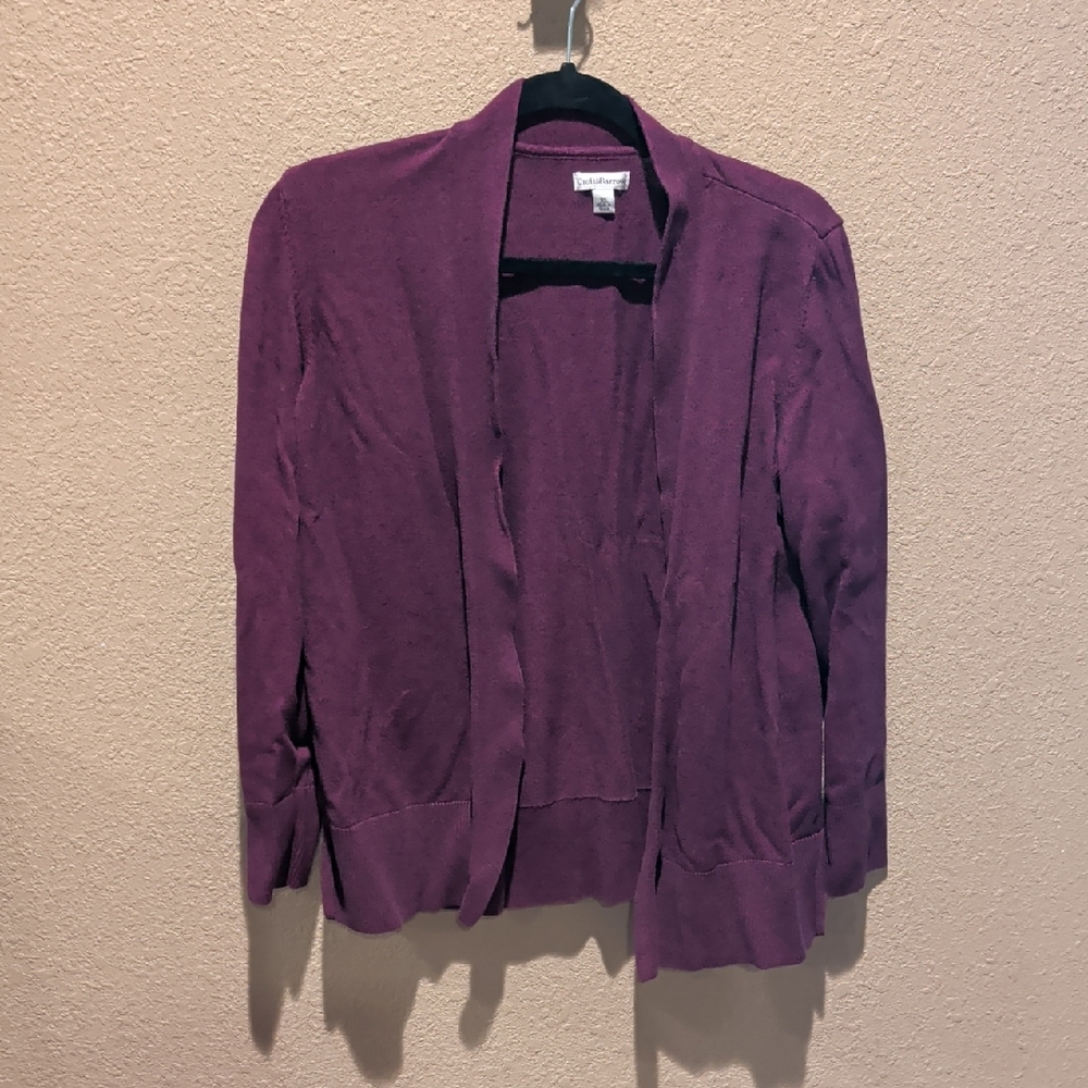 **Croft & Barrow Fuchsia Knit Sweater